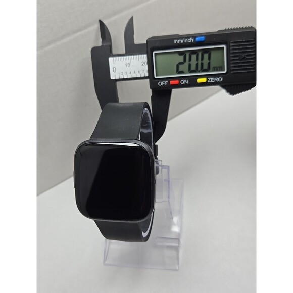 Fitbit Versa 2 Smartwatch Gray 40mm Alexa WR50M Always On Display No Charger - Picture 6 of 11